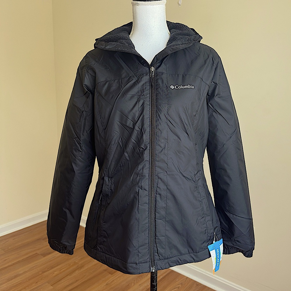 NWT Columbia Switchback II Sherpa Lined Jacket Water Repellent Women’s L - Picture 3 of 16